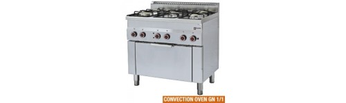 Fourneau gaz et &eacute;lectrique