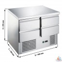 Table r&eacute;frig&eacute;re 4 tiroirs 240 litres 900X700H850 