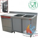 Lave-vaisselle &eacute;lectronique panier 500x500 mm 400V