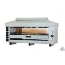 Salamandre 6 bruleurs gaz r&eacute;glable 4 niveaux 1290x500xh720mm