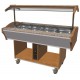 Buffet chauffant 4 bacs GN1/1 L1550x900xh850-1350