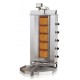 machine kebab gaz 5 feux  80-90 kg moteur au dessus