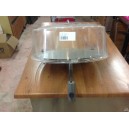 Cloche relevable pour chariot &agrave; cr&eacute;pes inox