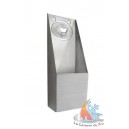 D&eacute;capsuleur inox + bo&icirc;te r&eacute;cup&eacute;ratrice inox 