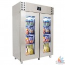 Armoire frigorifique ventil&eacute;e 700L 1 porte vitr&eacute;e (GN 2/1)