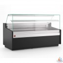 Vitrine ventil&eacute; avec r&eacute;serve vitre droite 90&deg; T&deg;0&deg;+4&deg; L2500XP1085XH1280 mm