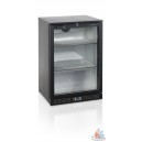 Arri&eacute;re bar 1 porte vitr&eacute;e noir 122L 600x520x870 mm