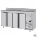 Arrir&egrave;re bar inox 4 portes, tiroir &agrave; caf&eacute; 690 litres 2452x600x1050