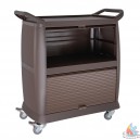 Panier &agrave; linge sur roulettes, pliant