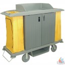 Panier &agrave; linge sur roulettes, pliant