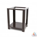 Pi&eacute;tement noir four 4 pizzas L900XP700XH111.5