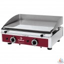 Plaque de cuisson lisse chrom&eacute;e, gaz L620 x p510 x h305