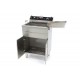 Friteuse sur coffre 35L avec égouttoir 400v 