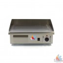 Plaque &agrave; snacker double,220v fonte &eacute;maill&eacute;e L600xP475xH230