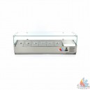 Vitrine r&eacute;frig&eacute;r&eacute;e 4xGn 1/3 150 mm L120xP39,5xH43,5 cm