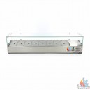 Vitrine r&eacute;frig&eacute;r&eacute;e 8xGn 1/3 150 mm L180xP39,5xH43,5 cm