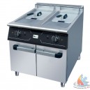 Friteuse gaz 15.5 kw 20 litres  L360xP700xH850 mm