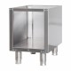 Meuble inox L40 x P63x H57 cm