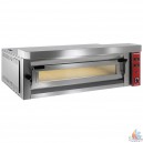 Four en largeur 1X6 &Oslash; 350  pizzas en pierres r&eacute;fractaire L1060xP1240xH400/475