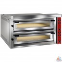 Four M&eacute;dium 2x9 pizzas  &Oslash; 360 en pierres r&eacute;fractaire  L1370 x P1210x H750 mm