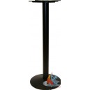 Pied en fonte rond noir diam&egrave;tre 43cm