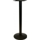 Pied de table noir mange debout H 108 cm