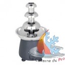 Fontaine &agrave; chocolat inox.