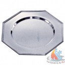 Plateaux de pr&eacute;sentation argent&eacute; 24 pi&egrave;ces