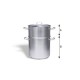 Couscoussier forme droite inox avec couvercle 10 L