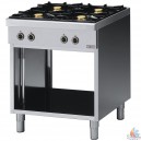 FOURNEAU 4 FEUX GAZ SUR PLACARD OUVERT