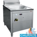Friteuse gaz "turbo" &agrave; churros 1x 22 litres