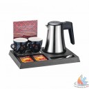 Plateau de service complet de 5 pi&egrave;ces