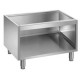 Soubassement ouvert, sur pieds inox réglables 700X595XH600